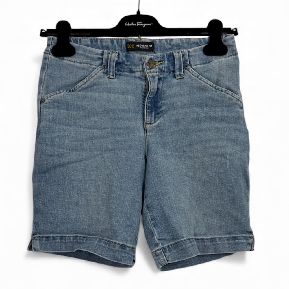 Lee Light Blue Denim Shorts